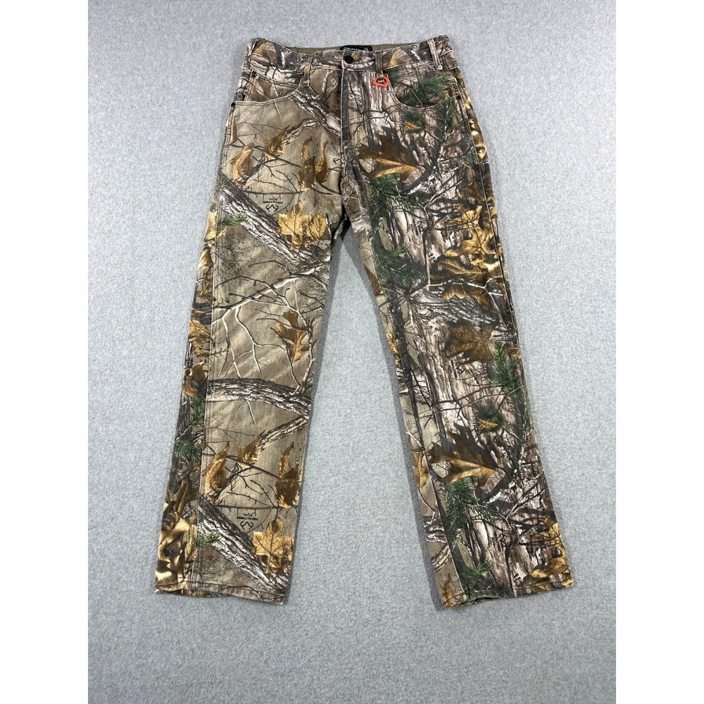 Realtree Camo Hunting Pants Mens 32x32 Brown Camo 3D Straight Leg Outdoors